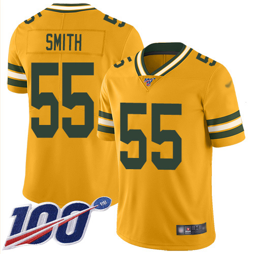 Nike Packers #55 Za’Darius Smith Gold Men’s Stitch wholesale official